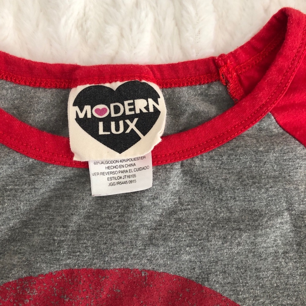 Christmas Santa Raglan - Picture 2 of 3